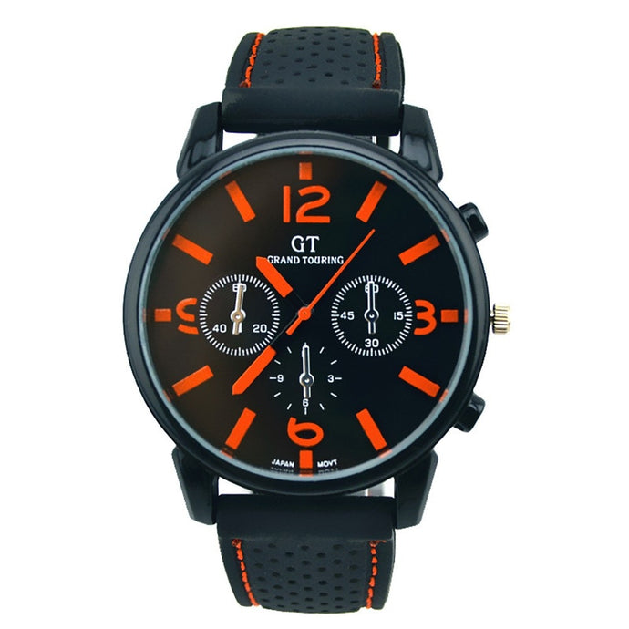 Man Black-Orange Watch