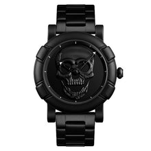 Load image into Gallery viewer, Black Skull Watch