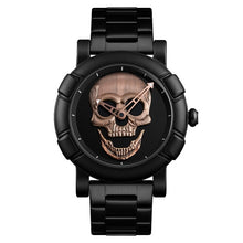 Load image into Gallery viewer, Black Skull Watch
